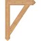Ekena Millwork Traditional Arts & Crafts Smooth Bracket, Western Red Cedar, 5 1/2"W x 36"D x 48"H BKT06X36X48TRA03SWR - alternate 3